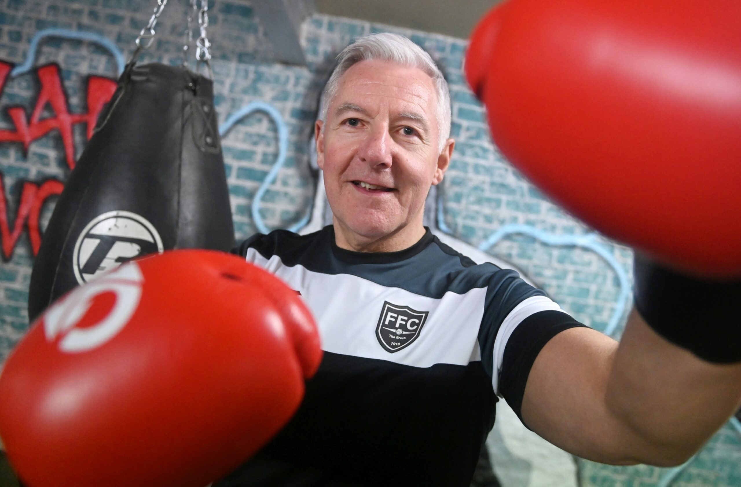 George Thom, from Aberdeen, achieved his weight loss through changing his diet and his local boxercise club. Picture by Chris Sumner