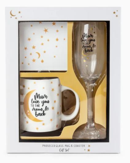 Clintons – Mum gift set includes Mug, Glass & Coaster - £6.99