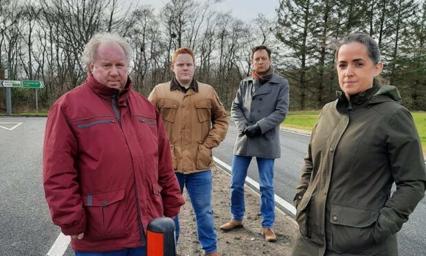 North-east politicians are calling for plans to replace the A952 Cortes junction to be fast-tracked. Supplied by Scottish Conservatives
