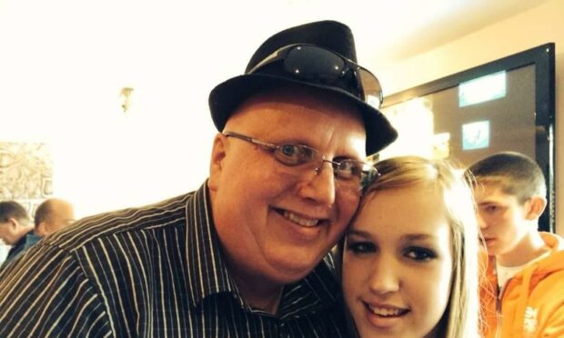 Mr Paterson, pictured with his daughter Hayley, was diagnosed with Parkinson's Disease in 2014,