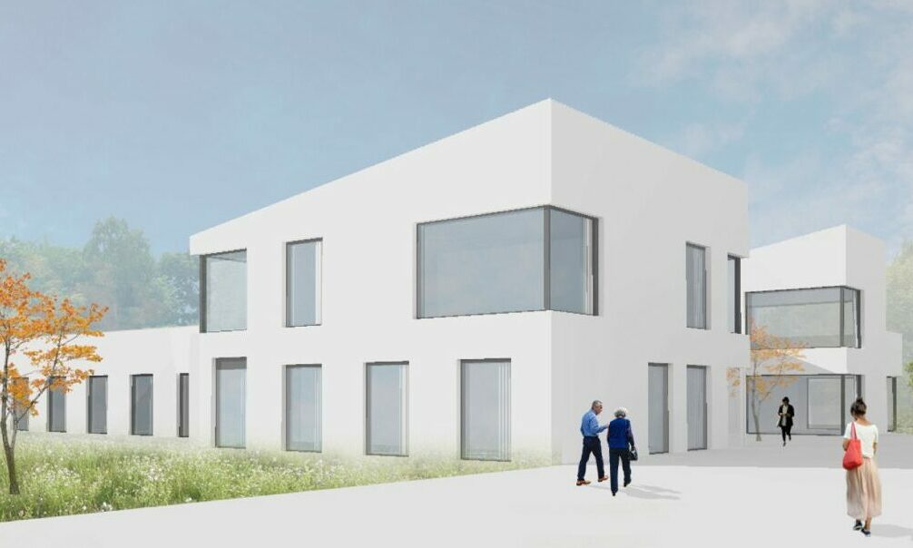 An artist's impression of the new doctors surgery / health centre planned for Greenferns, Aberdeen.
