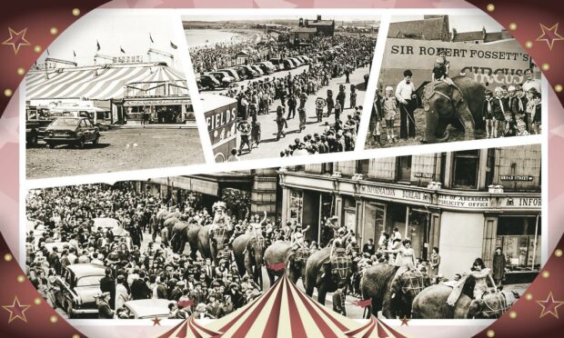 The circus always brought huge crowds to the big top in its heyday.