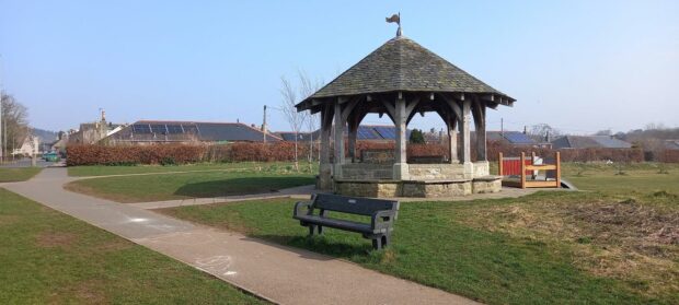 It has been suggested that lights around the bandstand in Ellon's Gordon Park could keep hoodlums at bay. Supplied by Kirstie Topp
