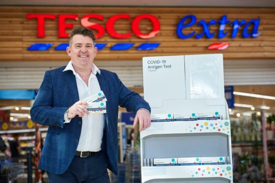 Everything Genetic CEO, James Price, with £2 test kits