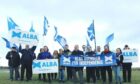 Alba Party in Aberdeen launched their campaign for the local authority elections on Saturday. Supplied by Councillor Leigh Wilson.