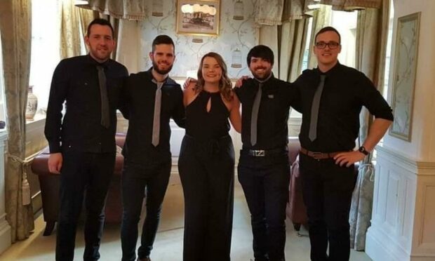 Elgin-based band Diamond Skies fought off stiff competition to win the award for Best Wedding Band of the Year.