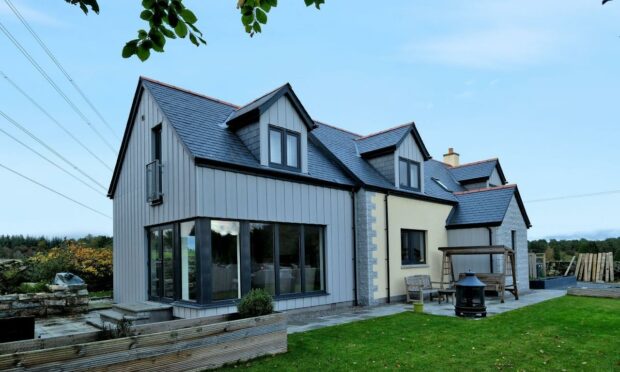 Home sweet home: This exceptional four-bedroom home is on the market in Kemnay.