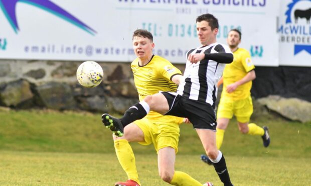 Paul Young, right, is preparing for Fraserburgh's game against Keith