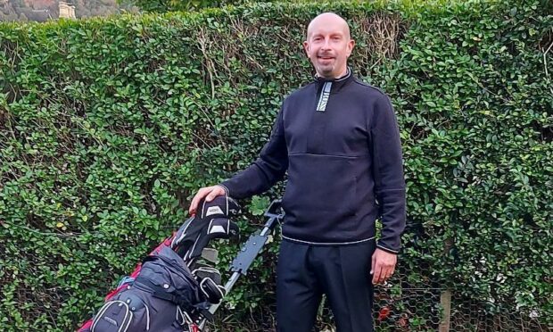 Ballater Golf Club champion Findlay Grant.