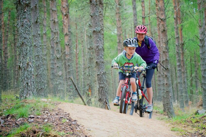 Glenlivet Mountain Bike Trail Centre near Tomintoul.