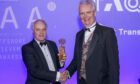 Melfort Campbell, chairman and chief executive of IMES Group, receives the significant contribution award for his outstanding services to the industry at the 35th Offshore Achievement Awards at P&J Live