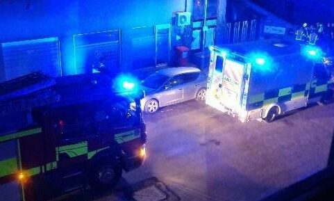 The incident happened on Whitehall Place, Aberdeen. Picture by John Smith.