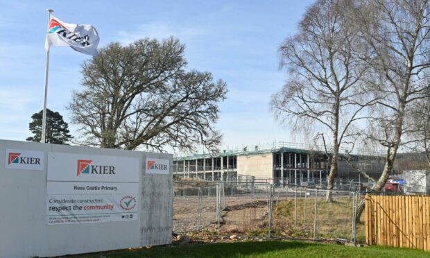 Ness Castle Primary School construction site