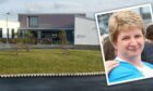 A collage of Jane MacIntyre and Daliburgh School.