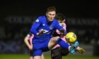 Cove Rangers striker Rory McAllister in action against Queen of the South