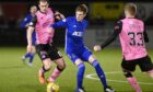 Cove Rangers midfielder Blair Yule in action against Queen of the South