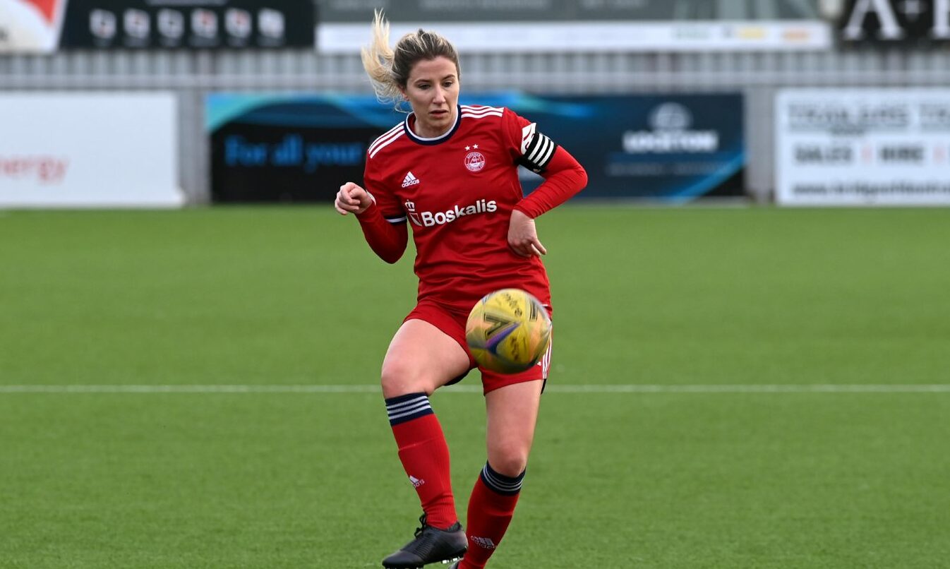 Aberdeen Women captain Kelly Forrest. Picture by Kenny Elrick.