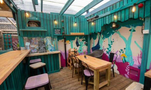 Secret garden: It may look small from the outside but Bonobo is full of surprises as the newly renovated rooftop garden proves. Picture by Kath Flannery.