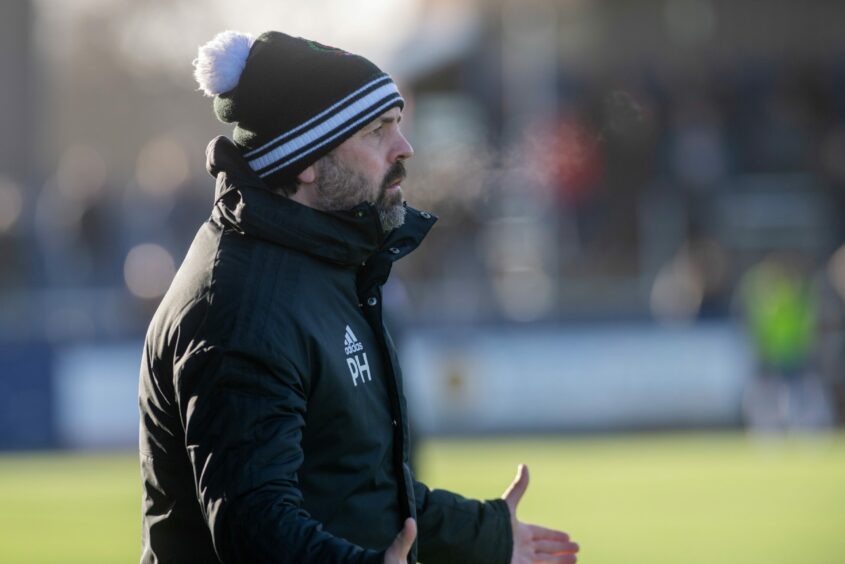 Cove Rangers manager Paul Hartley