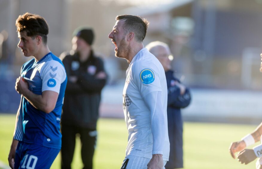 Cove Rangers midfielder Connor Scully