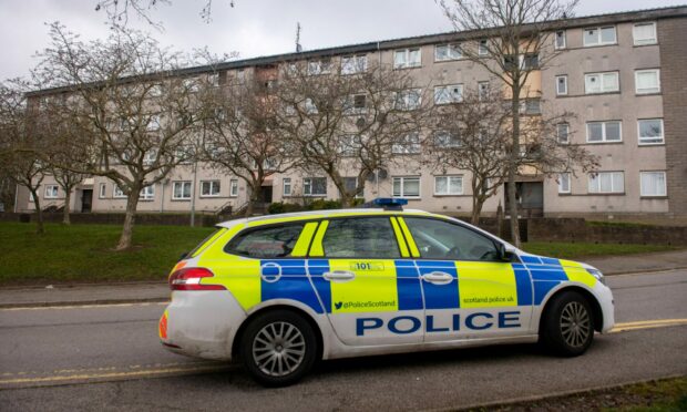 Police at the scene on Ash-Hill Drive.