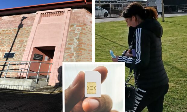 Kirsty Belcezak pled guilty to trying to smuggle a SIM into Inverness Prison.