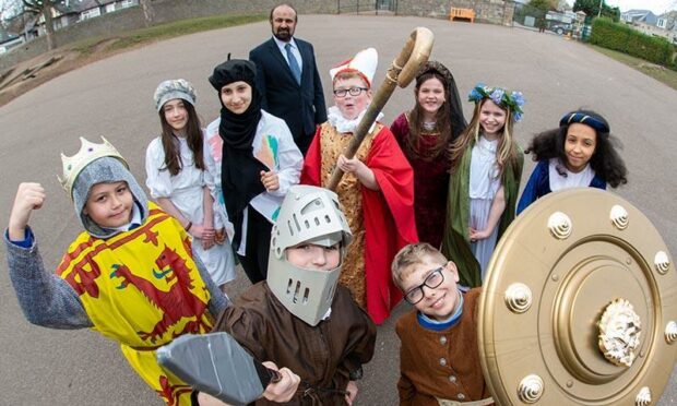 Kittybrewster pupils created Stories from St Machar's Cathedral, a film showcasing the history of the Old Aberdeen site and showcasing their new skills as Junior Tour Guides. Supplied by Aberdeen City Council.