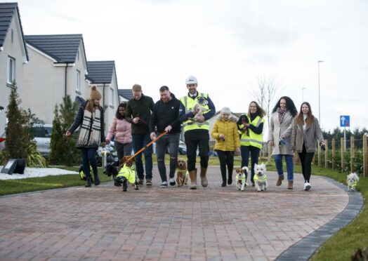 Dogs are at the heart of the new Portlethen community.