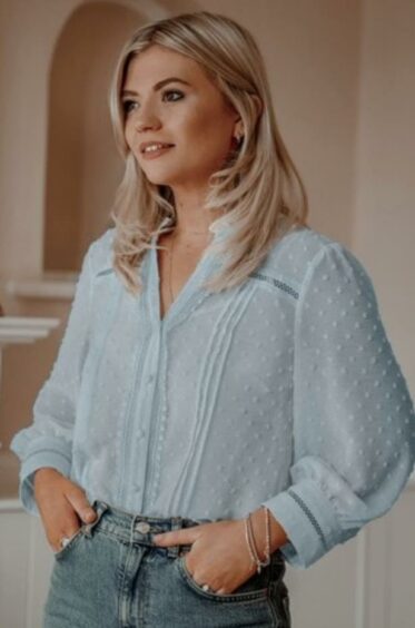 Next - Love & Roses Dobby Frill Neck Lace Trim Blouse - £35