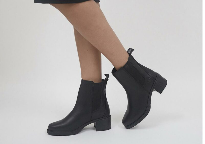 Office - Timberland, Dalston Vibe Heeled Chelsea Boots Black - £155