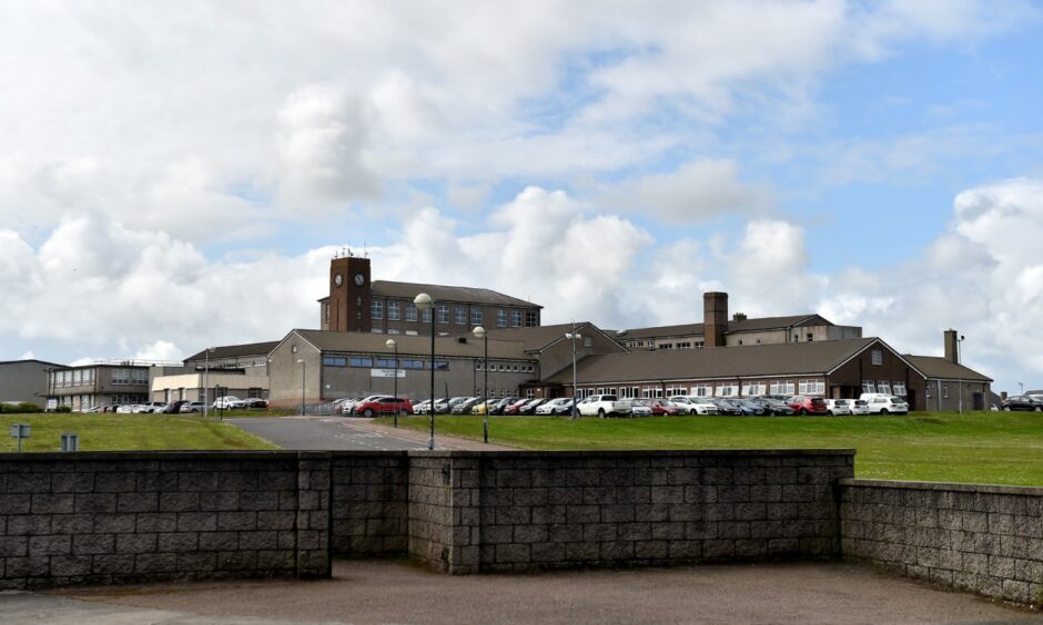 The disused Fraserburgh Academy annexe will be converted into 16 affordable flats. Picture by Scott Baxter/DCT Media.