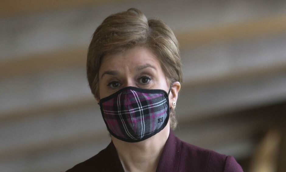 The first minister eased most remaining virus restrictions two weeks ago but kept mask rules in place due to high case numbers.