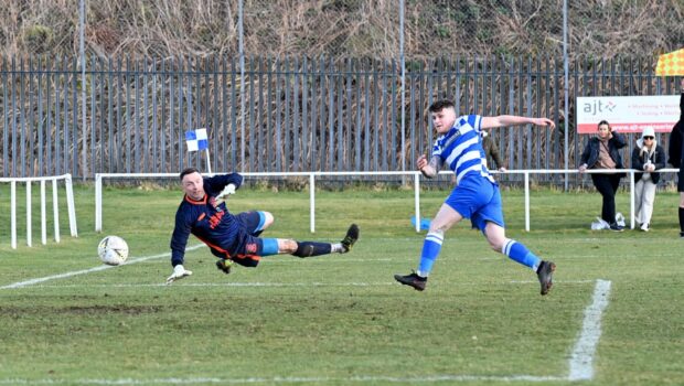 Dyce travel to Dufftown's Westburn Park.