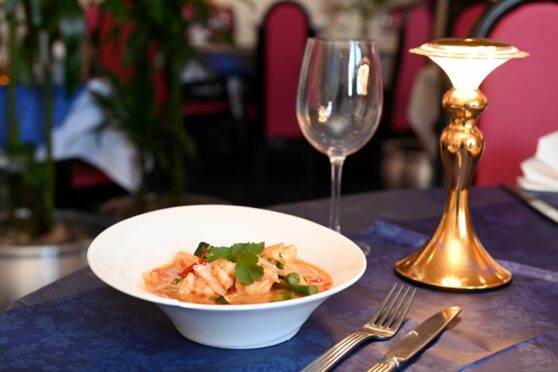 Royal thai restaurant Aberdeen.  Picture by Paul Glendell     22/03/2022