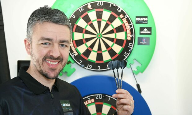 Aberdeen darts player Shaun McDonald.