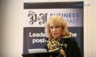 Jeanette Forbes has received numerous awards over the years, and is pictured here speaking at The Press & Journal Business Breakfast.