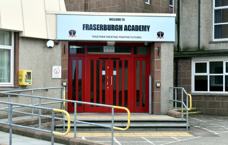 Fraserburgh Academy. Picture by Chris Sumner/DCT Media.