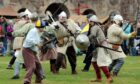 Celebration of The Centuries at Fort George. Reenactment of the Battle of Bannockburn. Picture by Gordon Lennox.