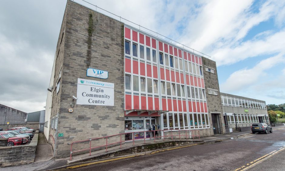 Exterior of Elgin Community Centre