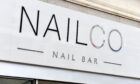 A Nail Co sign in Aberdeen
