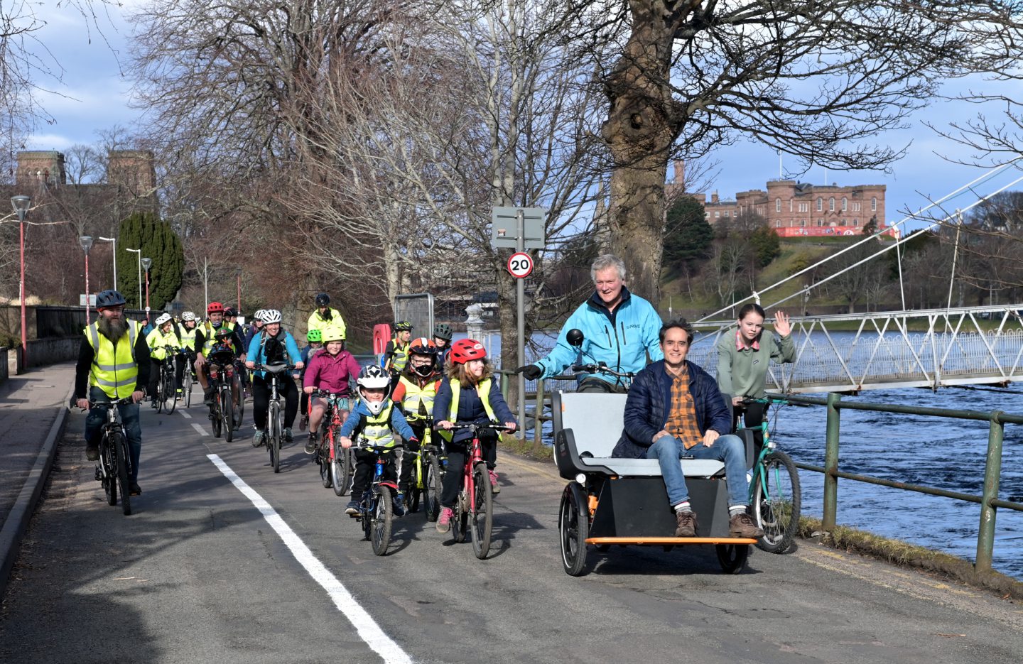 Kidical Mass is designed to help children become more confident in cycling. Picture by Sandy McCook.