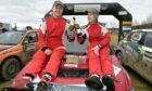 The defending Snowman Rally winners Michael Binnie and Claire Mole. Image: Sandy McCook/DC Thomson