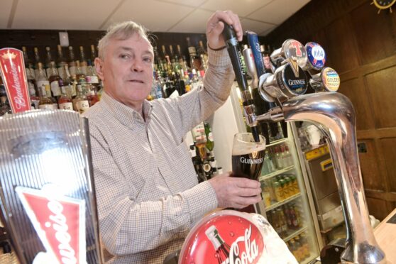 Richi Paxton of the Thistle Inn in Celt Street, Inverness is speaking out about the rising costs - including the price of a pint of Guinness. Picture: Sandy McCook