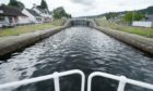 One of the locks on the Caledonian Canal. Picture by Sandy McCook.