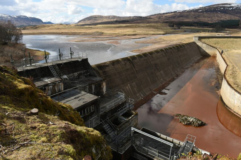 Spey Dam near Laggan