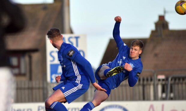 Peterhead midfielder Hamish Ritchie. Image: Duncan Brown