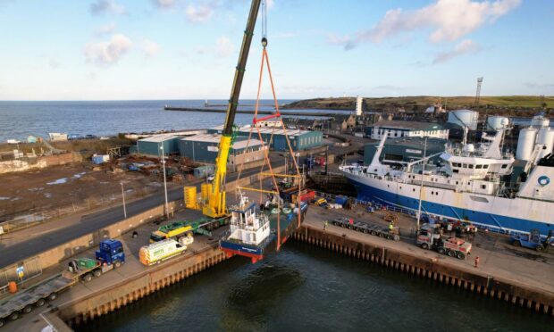 New build vessel launched by Dales Marine Services.