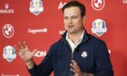 Zach Johnson speaks after being named the 2023 United States Ryder Cup captain.