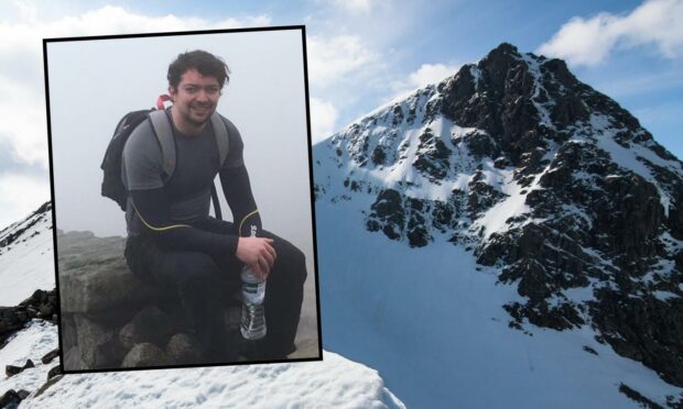 Samuel Crawford died on Tuesday after a fall of nearly 1,000ft on Ben Nevis.