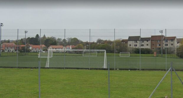 Garthdee sports centre football pitch. Sourced from Google maps